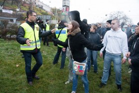 Atmosféra byla mezi oběma tábory chvílemi vypjatá. Autor: Petr Vozák