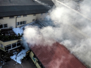 V Brně hořela výrobní hala na Kaštanové ulici